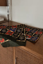 1990's PURE SILK EQUESTRIAN PRINT SCARF | 58" x 11"