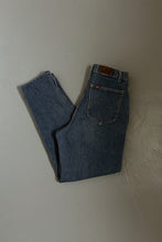 1980's LEE PLEATED PINCH WAIST BARREL DENIM | SIZE 26/27