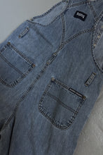 1990's LONDON DENIM OVERALLS | SIZE MEDIUM