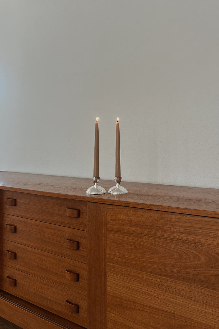 1960's ONEIDA SILVER PLATED CANDLE HOLDERS