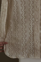 1970's WESTERN LACE BUTTON SHIRT | SIZE S