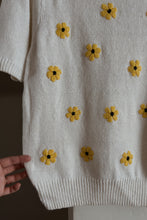 1990's RAMIE COTTON SUNFLOWER KNIT TEE