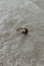 1960's 925 STERLING, ONYX + TIGERS EYE RING | SIZE 8