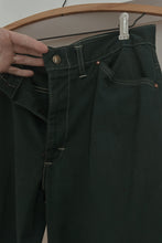 1960's FOREST GREEN KICK FLARES | SIZE 29