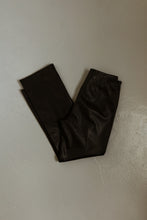 Y2K BLACK SIENA LAMBSKIN KICK FLARES | SIZE 27