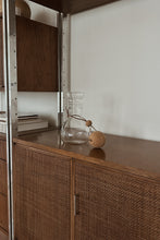 MID CENTURY PYREX GLASS + CORK CARAFE