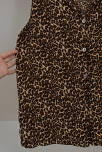 1990's CLIO RAYON LEOPARD TANK | SIZE M/L