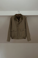 1980's RARE NEIMAN MARCUS WOOL LINED COTTON FLIGHT JACKET | SIZE M