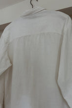 1990's CLASSIC COTTON + LINEN SHIRT | SIZE M