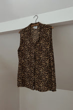 1990's CLIO RAYON LEOPARD TANK | SIZE M/L