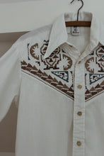 1970's QUILTED SOUTHWESTERN SHIRT | SIZE M