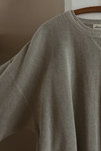 1990's ICE GREY COTTON KNIT JUMPER