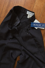 1990's NAVY PLEATED TROUSERS | SIZE 26