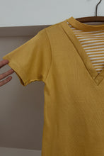 1960's MACRAE GABARDINE KNIT MOCK TEE | SIZE S