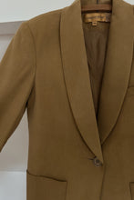 1990's PURE SILK CLASSIC OLIVE BLAZER | SIZE XS/S