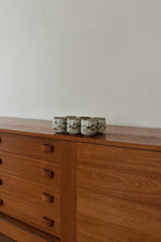 1970's GLAZED CERAMIC TEA CUPS | SET OF SIX