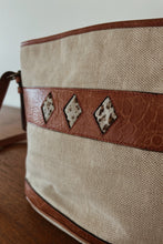 1980's WESTERN WOVEN BUCKET BAG