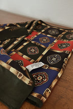 1990's PURE SILK EQUESTRIAN PRINT SCARF | 58" x 11"