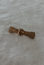 1880's VICTORIAN GOLD FILL ETCHED BUCKLE BAR BROOCH