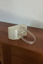 1950's CLEAR LUCITE BOX BAG