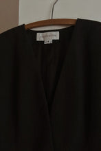 1990's JONES CHARCOAL PURE WOOL BLAZER | SIZE S/M