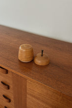MID CENTURY APPLE TEA CADDY BOX