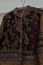 Y2K FLORAL BROCADE TAPESTRY JACKET | SIZE L