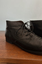 1990's BLACK ITALIAN LEATHER ANKLE BOOTS | SIZE 8.5