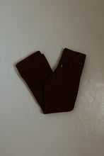 1970's LEVI'S BURGUNDY CORD KICK FLARES | SIZE 28