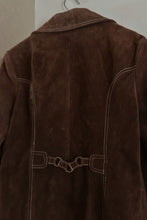 1960's CHOCOLATE SUEDE WESTERN STITCH JACKET