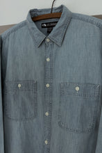 1990's DENIM WORK SHIRT | SIZE M/L