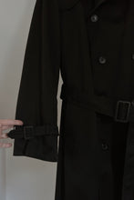 1980's STORMPORT BLACK CANVAS TRENCH | REMOVABLE LINER | SIZE L