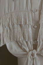 1990's FRINGE CROP RODEO SHIRT
