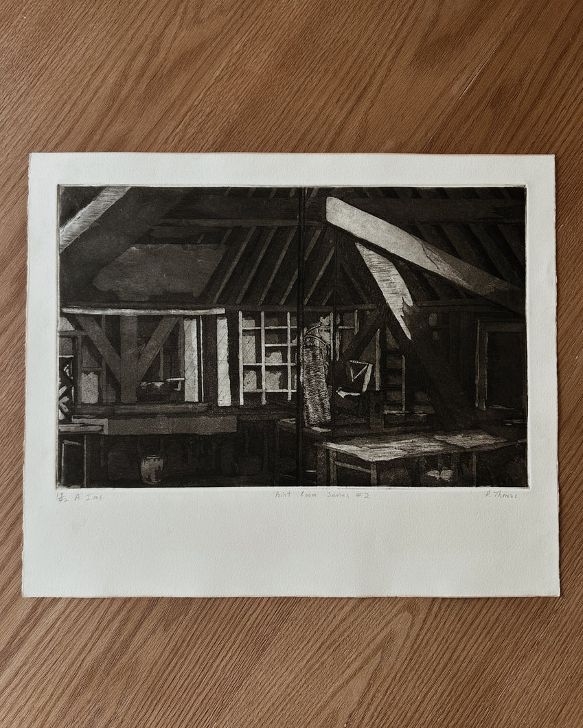 1971 RARE RANDOLPH THOMAS (YALE AT NORFOLK) SIGNED LIMITED EDITION PRINT | 15