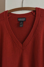 1990's LANDS END CHERRY COTTON JUMPER