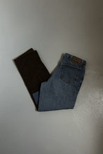 1990's WESTERN WRANGLER CHOCOLATE PANEL WORKWEAR DENIM | SIZE 32