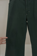 1960's FOREST GREEN KICK FLARES | SIZE 29