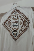 1970's QUILTED SOUTHWESTERN SHIRT | SIZE M