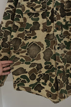 EARLY 1980's FROG SKIN CAMO SHIRT JACKET | SIZE M