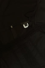Y2K BLACK LACE COTTON SLIP DRESS | SIZE S/M