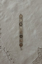1930's RARE "PATSIE" SILVER COIN LOVE TOKEN BRACELET