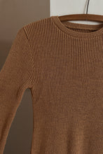 1960's CAMEL RIB KNIT PULLOVER