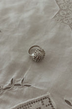 1980's 925 STERLING SILVER MESH DOME RING | SIZE 6