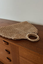 1970's WOVEN JUTE HANDBAG | 18" x 17"
