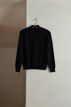 1960's NAVY MOD WOOL MOCK NECK