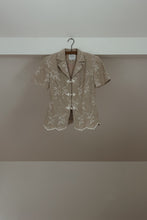 1990's EMBROIDERED LINEN FROG CLOSURE PEPLUM JACKET | SIZE XS/S