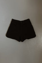 1990's CLASSIC BLACK COTTON CANVAS SHORTS | SIZE 26