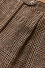 1990's WOVEN PLAID TROUSERS | SIZE 28