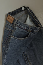 1990's LAWMAN WESTERN STOVEPIPE DENIM | SIZE 28/29