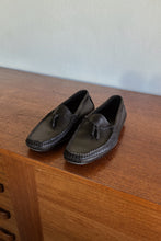 1990's SEBAGO BLACK LEATHER MOCCASIN LOAFERS | SIZE 6